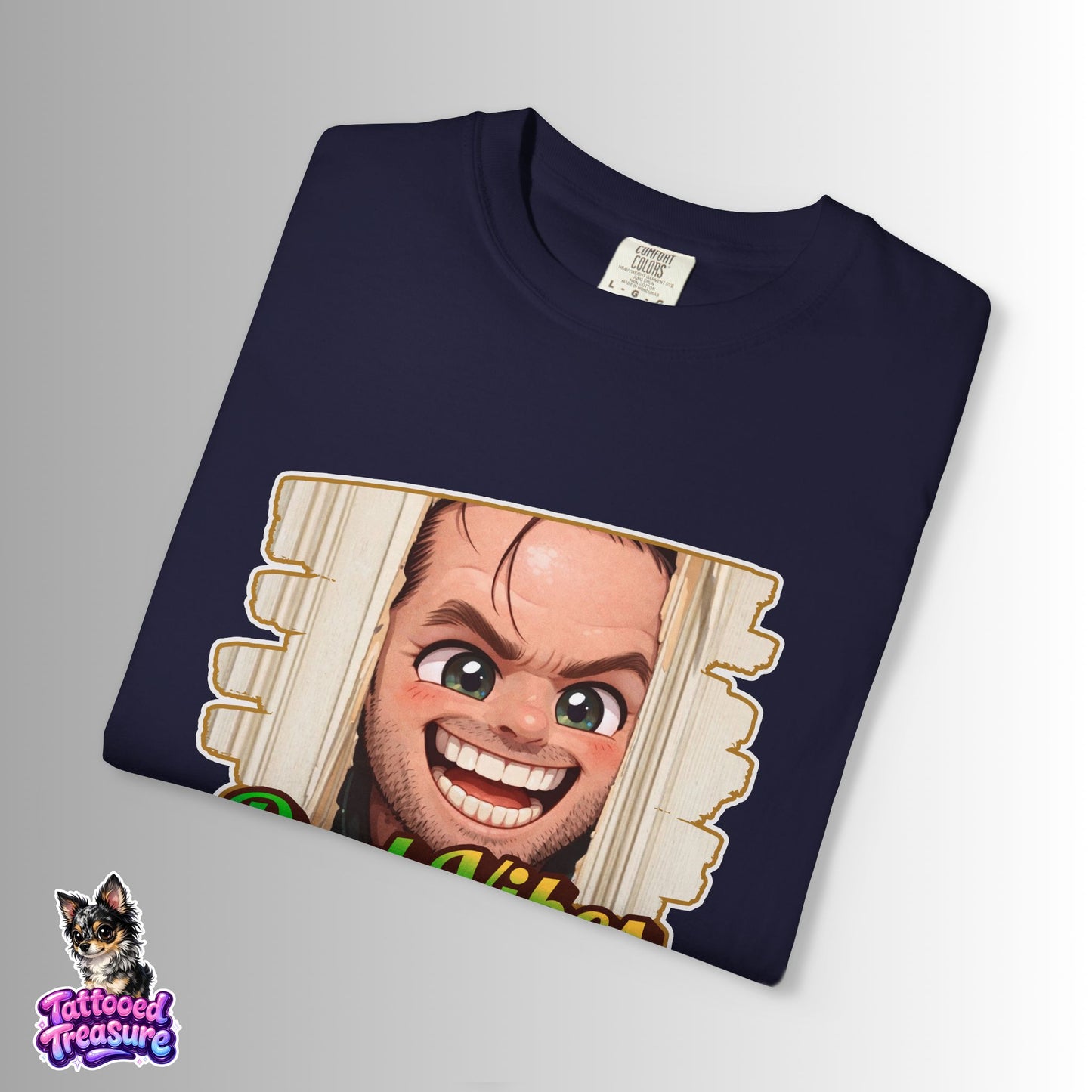 Dad Vibes T-Shirt — Funny Peeking Face Father’s Day Tee