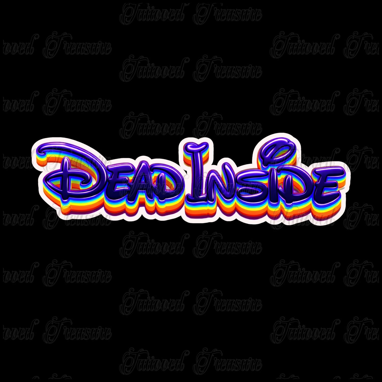 Rainbow Dead Inside Design