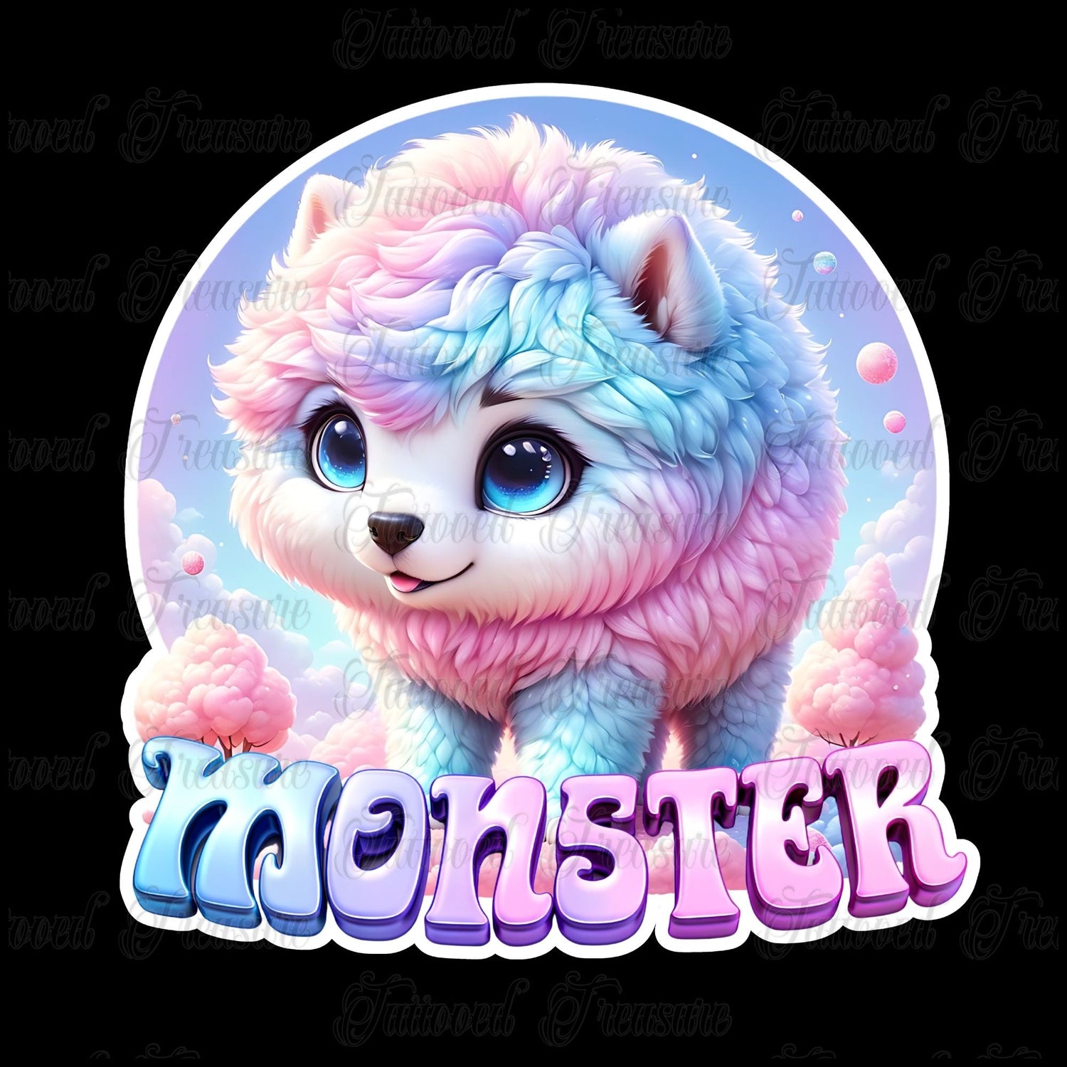 Pastel Wolfie Design