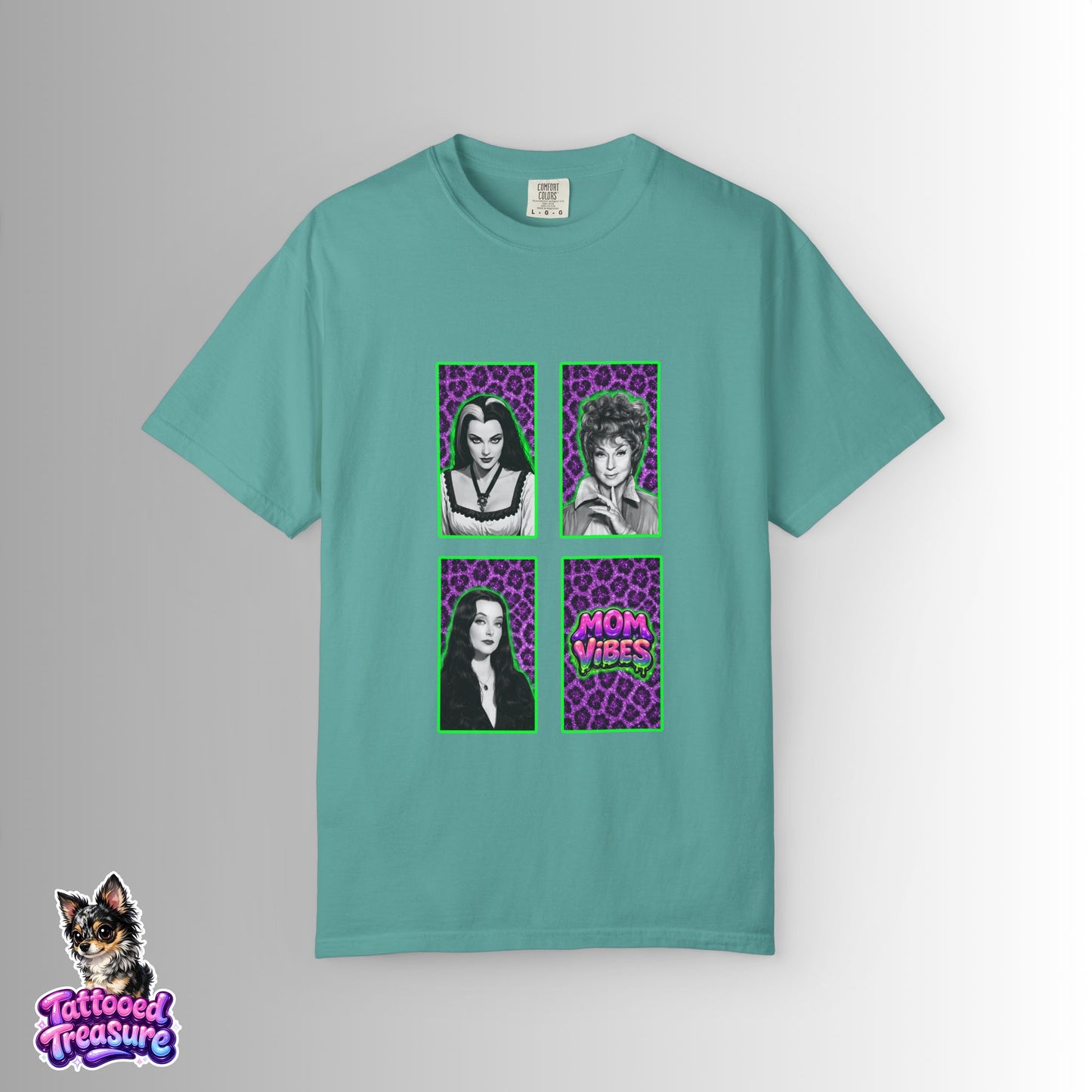 Mom Vibes Graphic T-Shirt – Retro Pop Portraits Tee