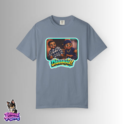 Daaamn! Graphic T-Shirt — Retro Cartoon Reaction Tee