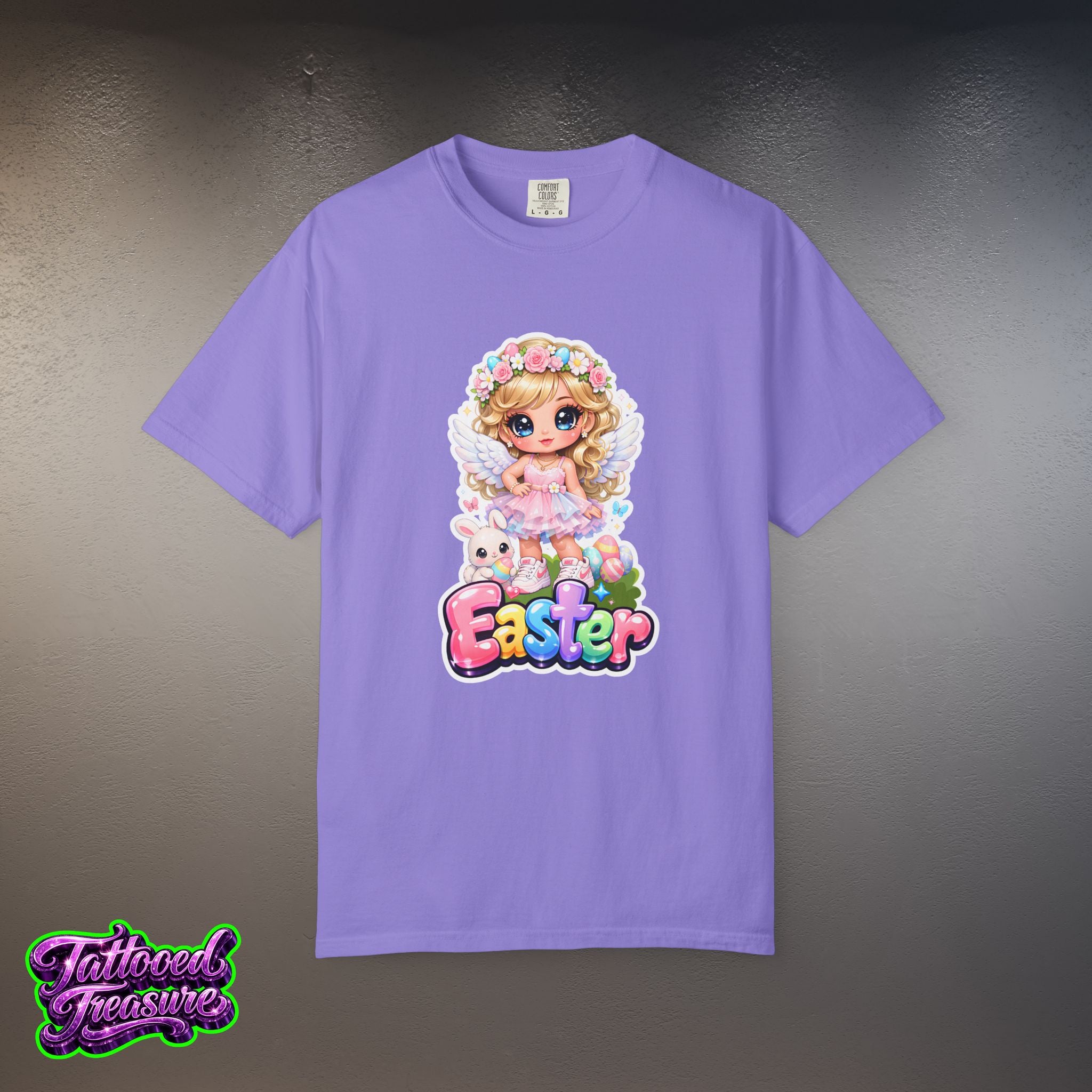 Easter Bunny Girl T-Shirt — Cute Pastel Easter Tee