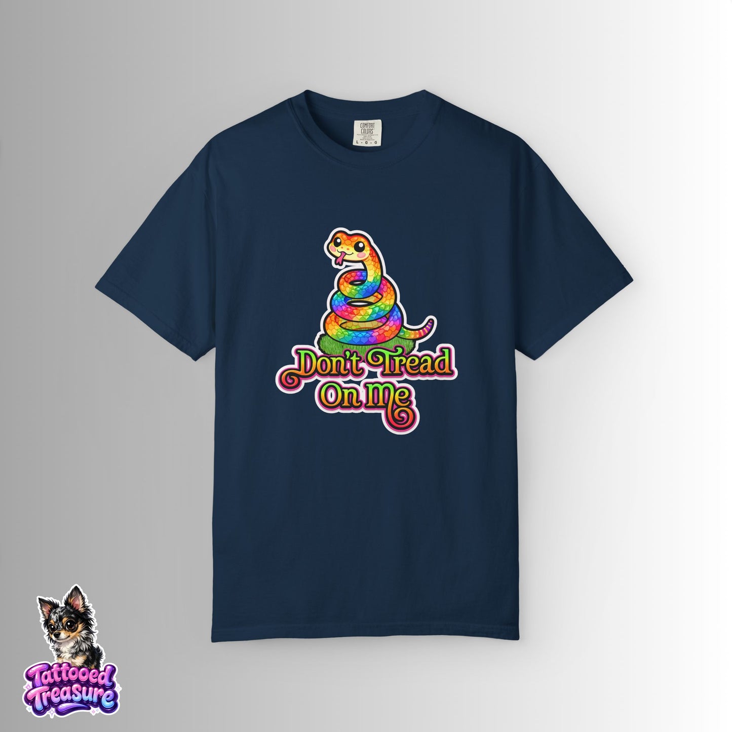 Don't Tread On Me Rainbow Snake T-Shirt
