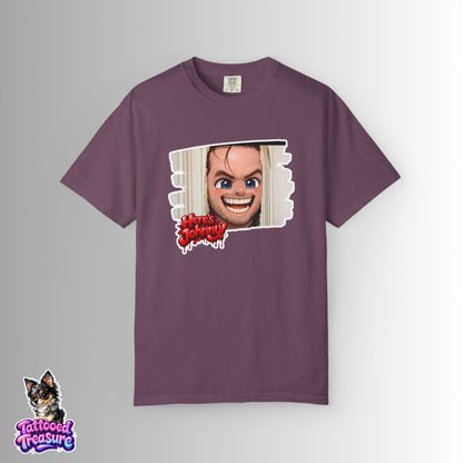 Horror The Shining Graphic T‑Shirt — 'Here's Johnny' Creepy Tee