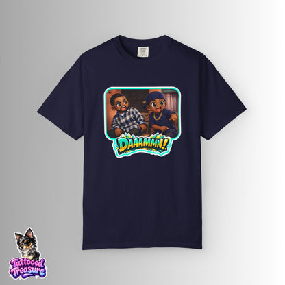 Daaamn! Graphic T-Shirt — Retro Cartoon Reaction Tee