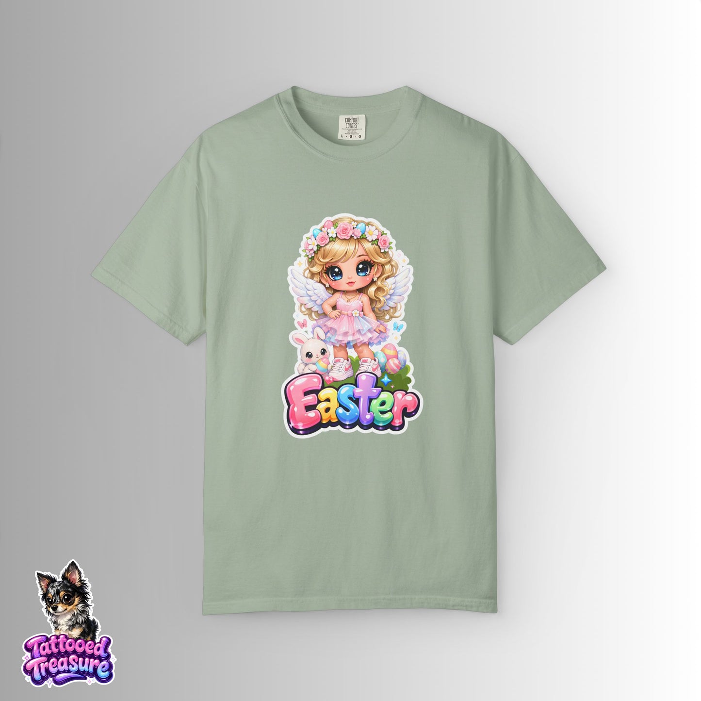 Easter Bunny Girl T-Shirt — Cute Pastel Easter Tee