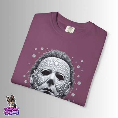 Horror Mask Tee — Michael Myers Halloween Graphic T-Shirt