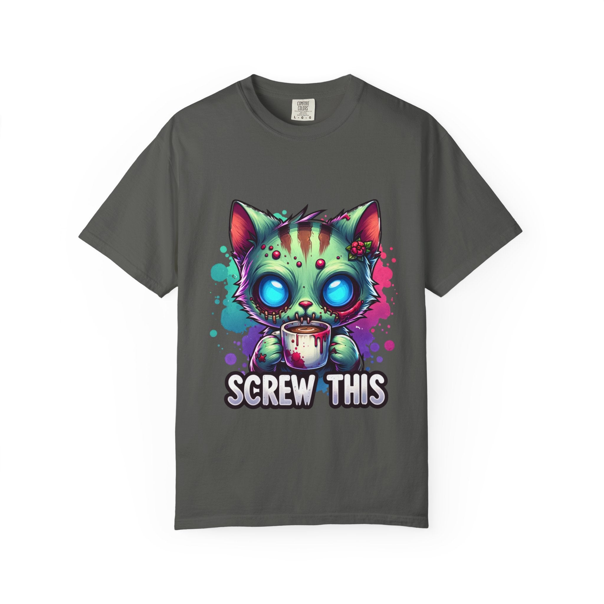Zombie Kitty 'Screw This' T-Shirt