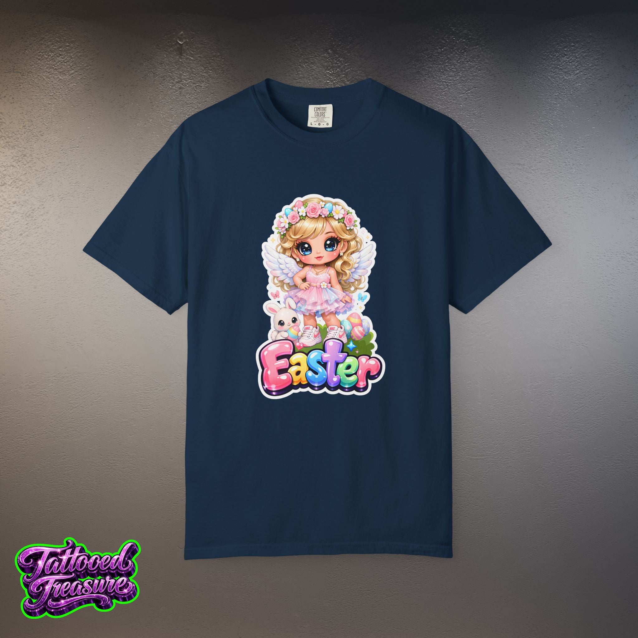 Easter Bunny Girl T-Shirt — Cute Pastel Easter Tee