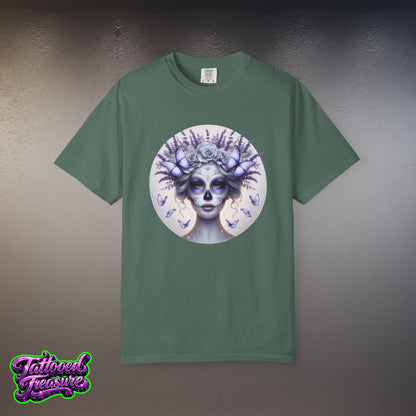 Day of the Dead Lavender Skull Queen T-Shirt