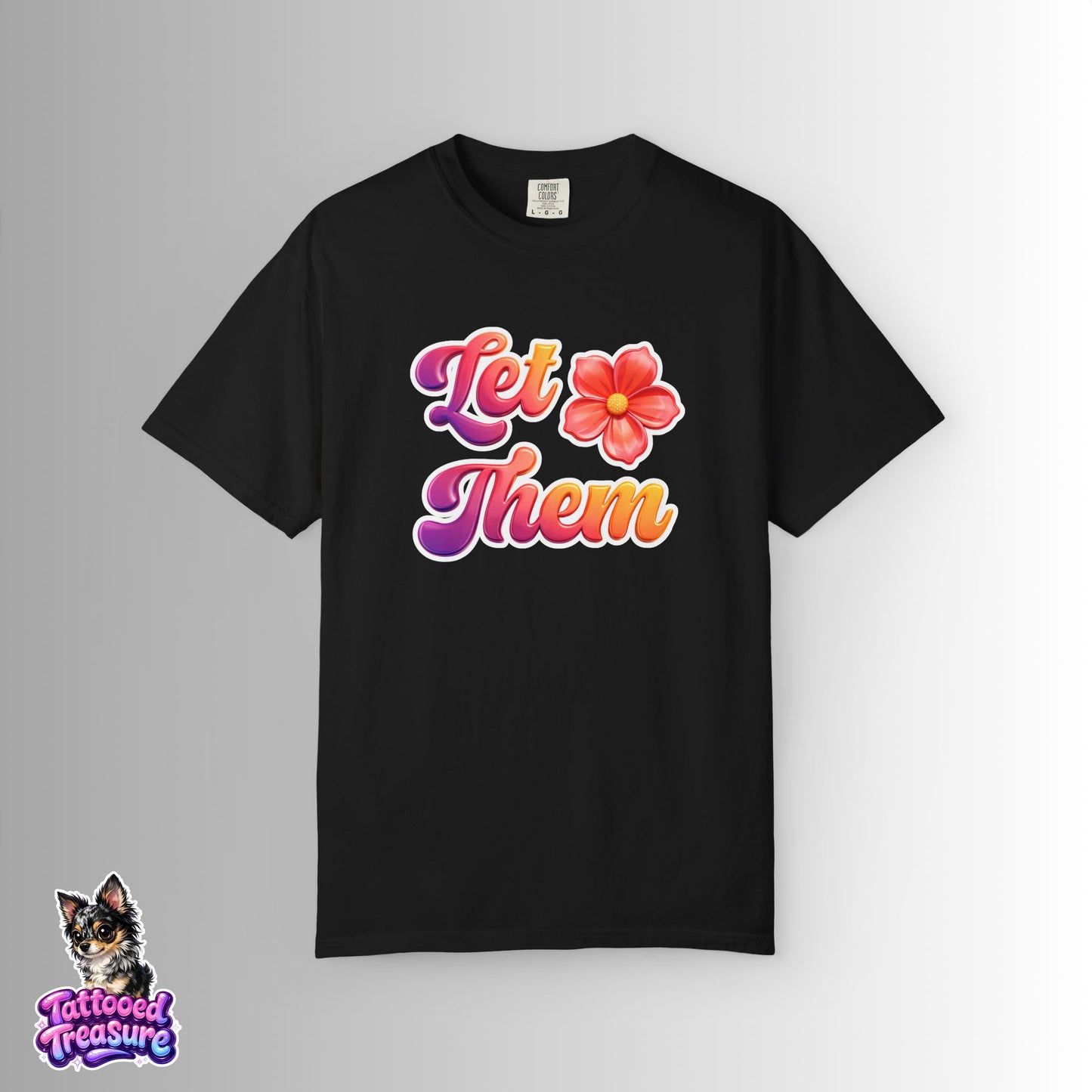 Let Them Flower T-Shirt — Retro Floral Graphic Tee