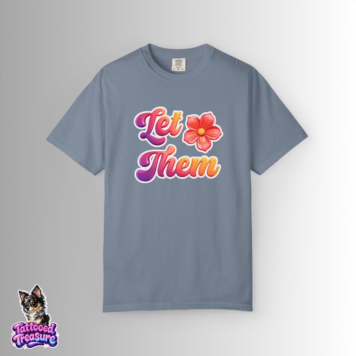 Let Them Flower T-Shirt — Retro Floral Graphic Tee