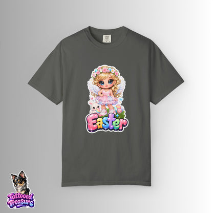 Easter Bunny Girl T-Shirt — Cute Pastel Easter Tee
