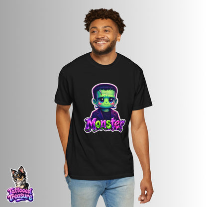 Cute Frankenstein 'Monster' Graphic T-Shirt