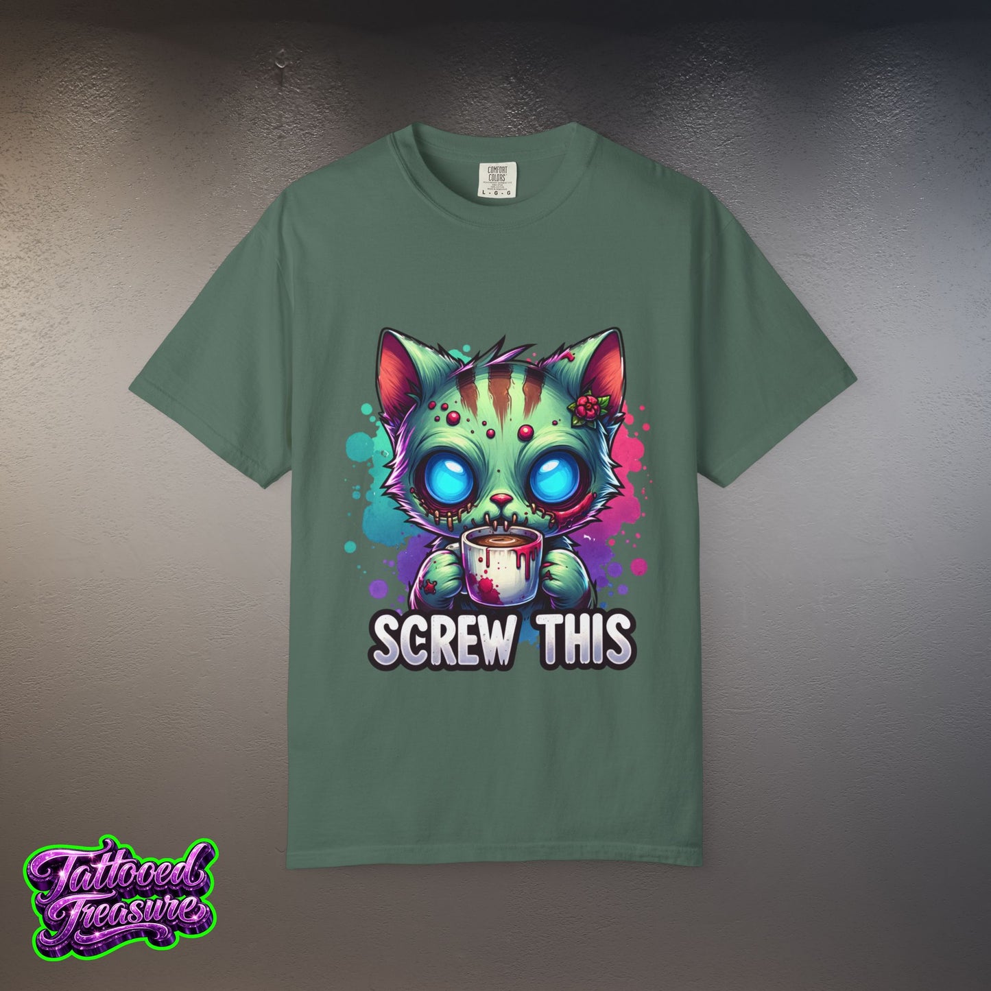 Zombie Kitty 'Screw This' T-Shirt