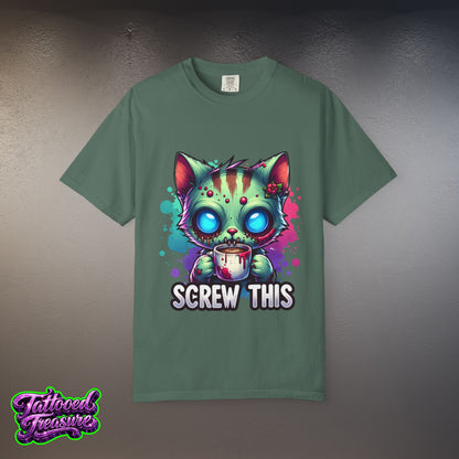 Zombie Kitty 'Screw This' T-Shirt