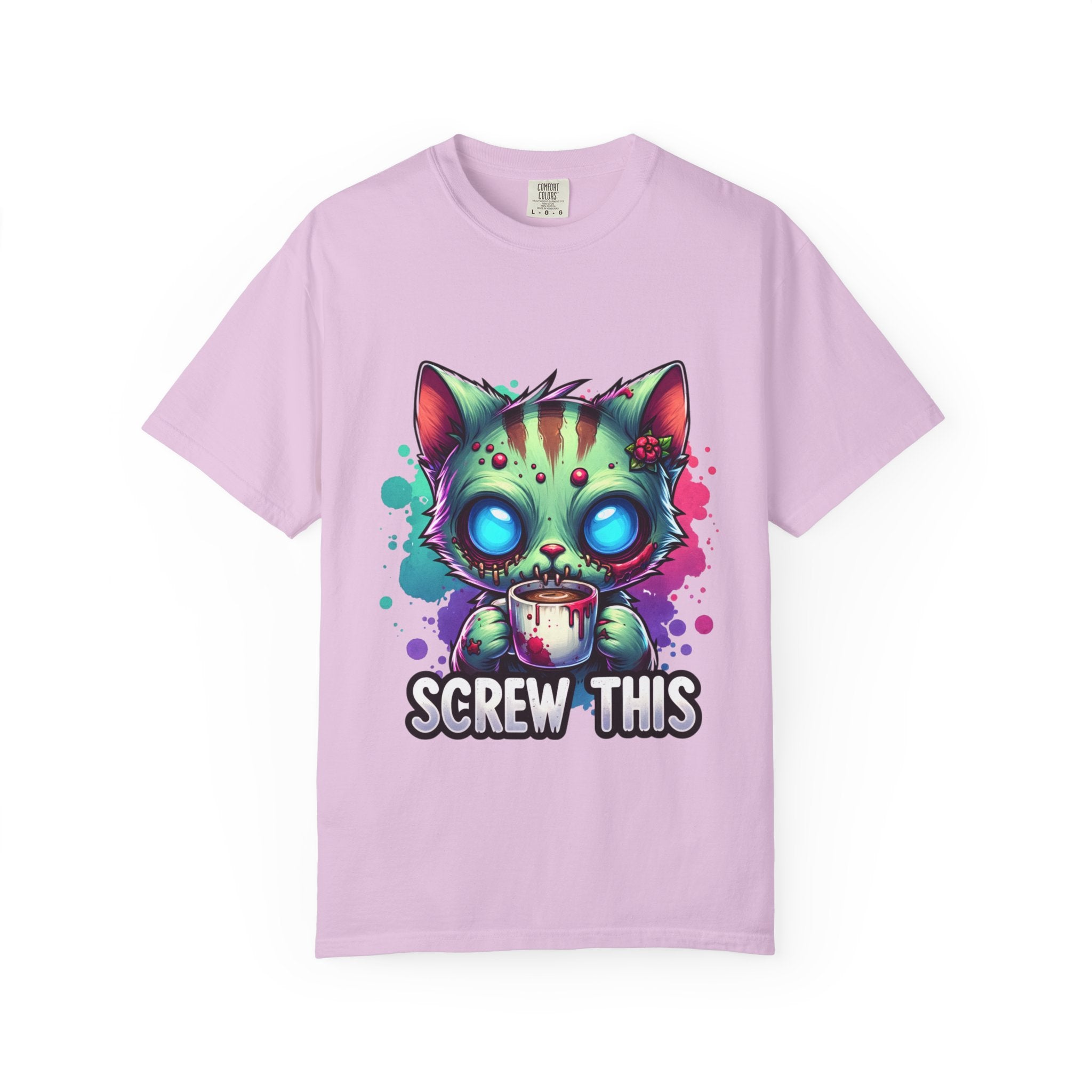 Zombie Kitty 'Screw This' T-Shirt