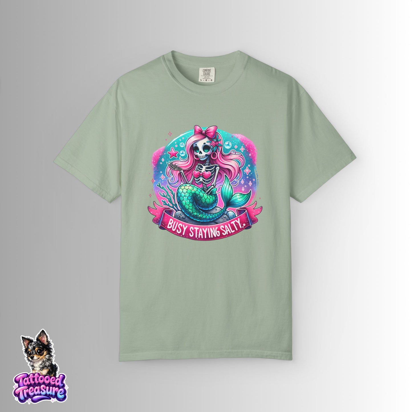 Busy Staying Salty Mermaid T-Shirt