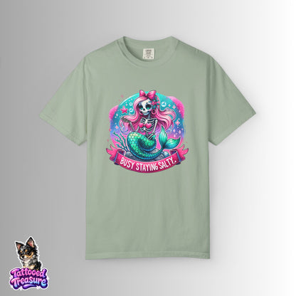 Busy Staying Salty Mermaid T-Shirt