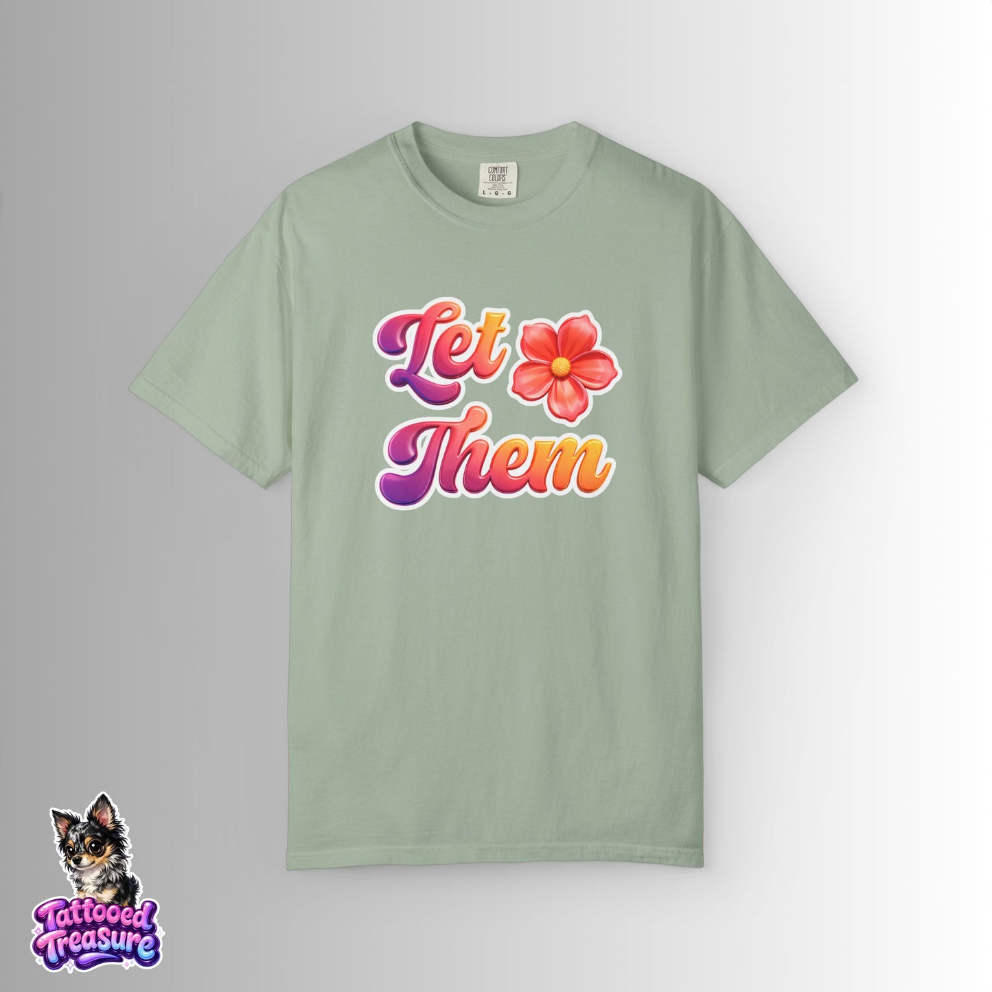 Let Them Flower T-Shirt — Retro Floral Graphic Tee