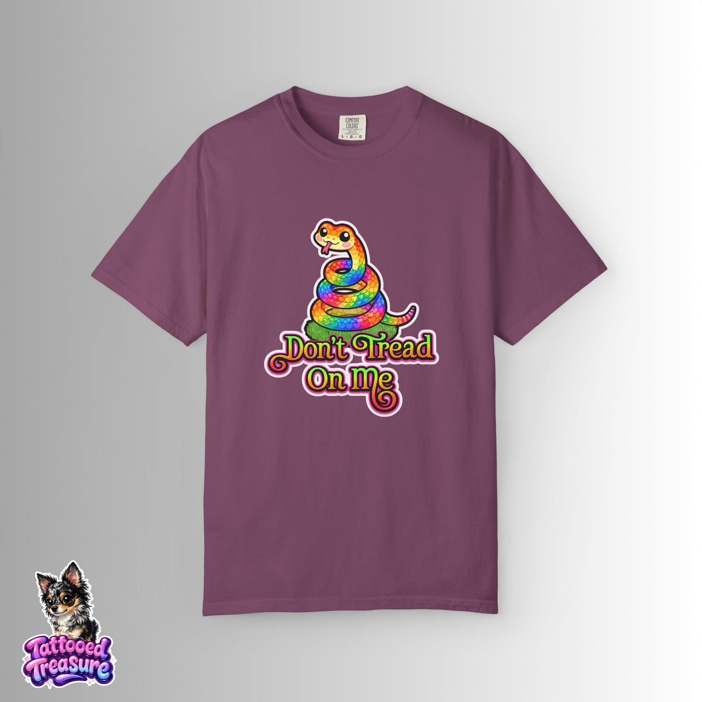 Don't Tread On Me Rainbow Snake T-Shirt