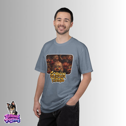Goblin Vibes Graphic T-Shirt — Cute Creepy Monster Art Tee