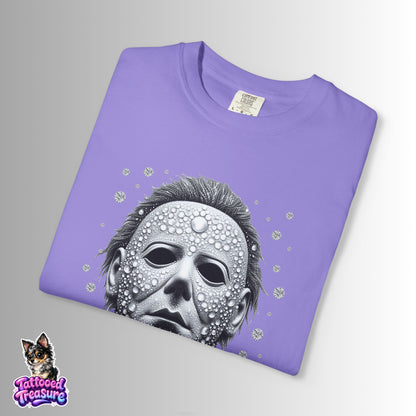 Horror Mask Tee — Michael Myers Halloween Graphic T-Shirt