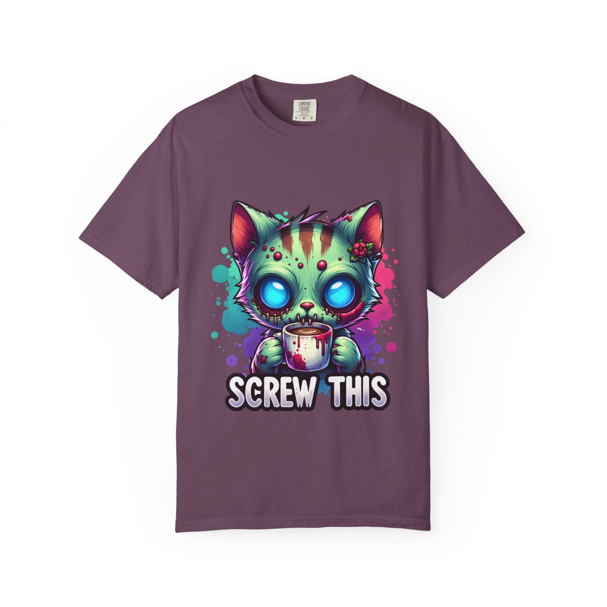 Zombie Kitty 'Screw This' T-Shirt