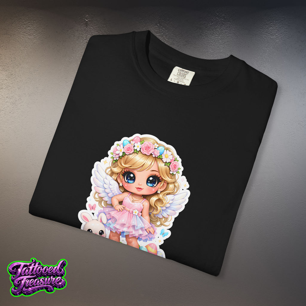 Easter Bunny Girl T-Shirt — Cute Pastel Easter Tee