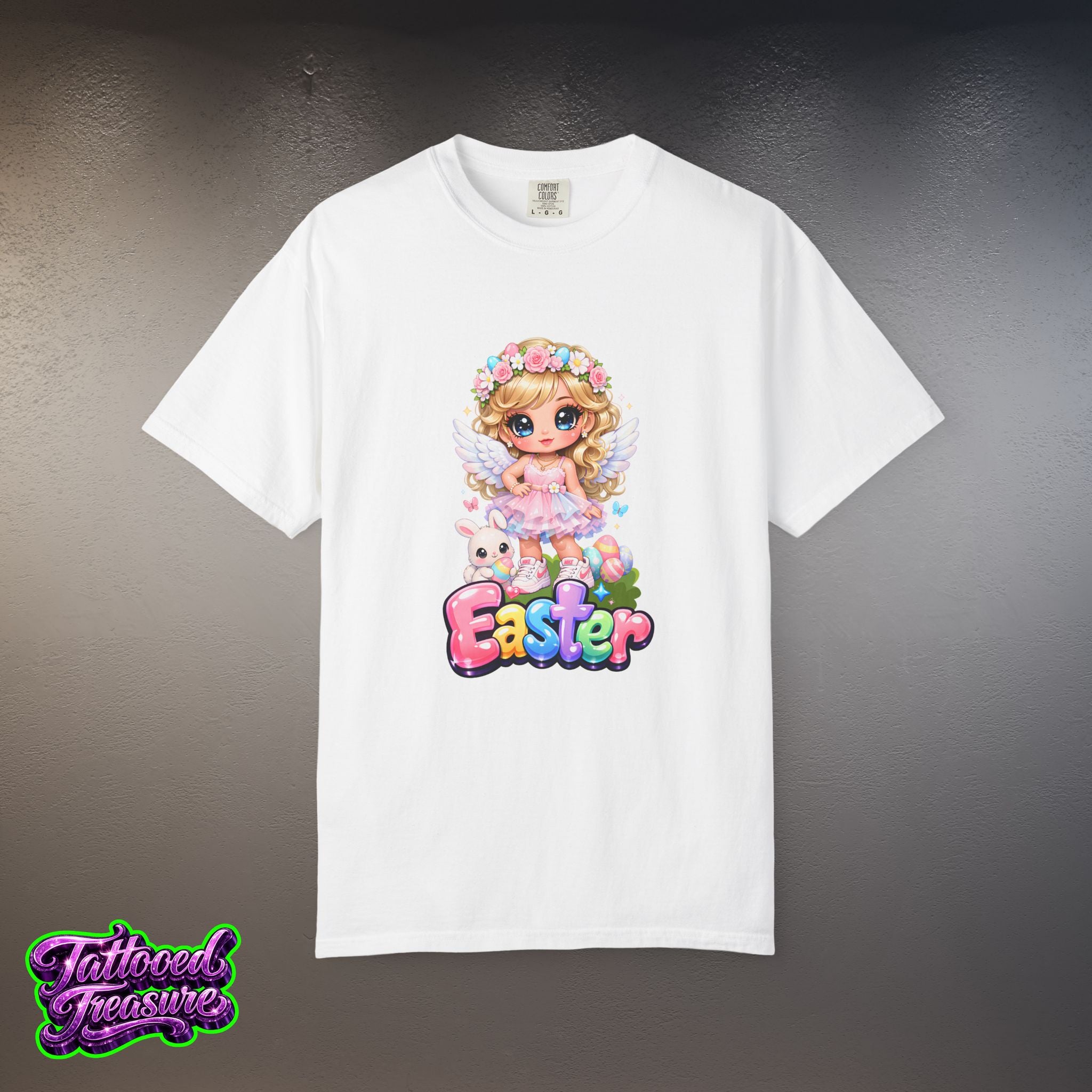 Easter Bunny Girl T-Shirt — Cute Pastel Easter Tee