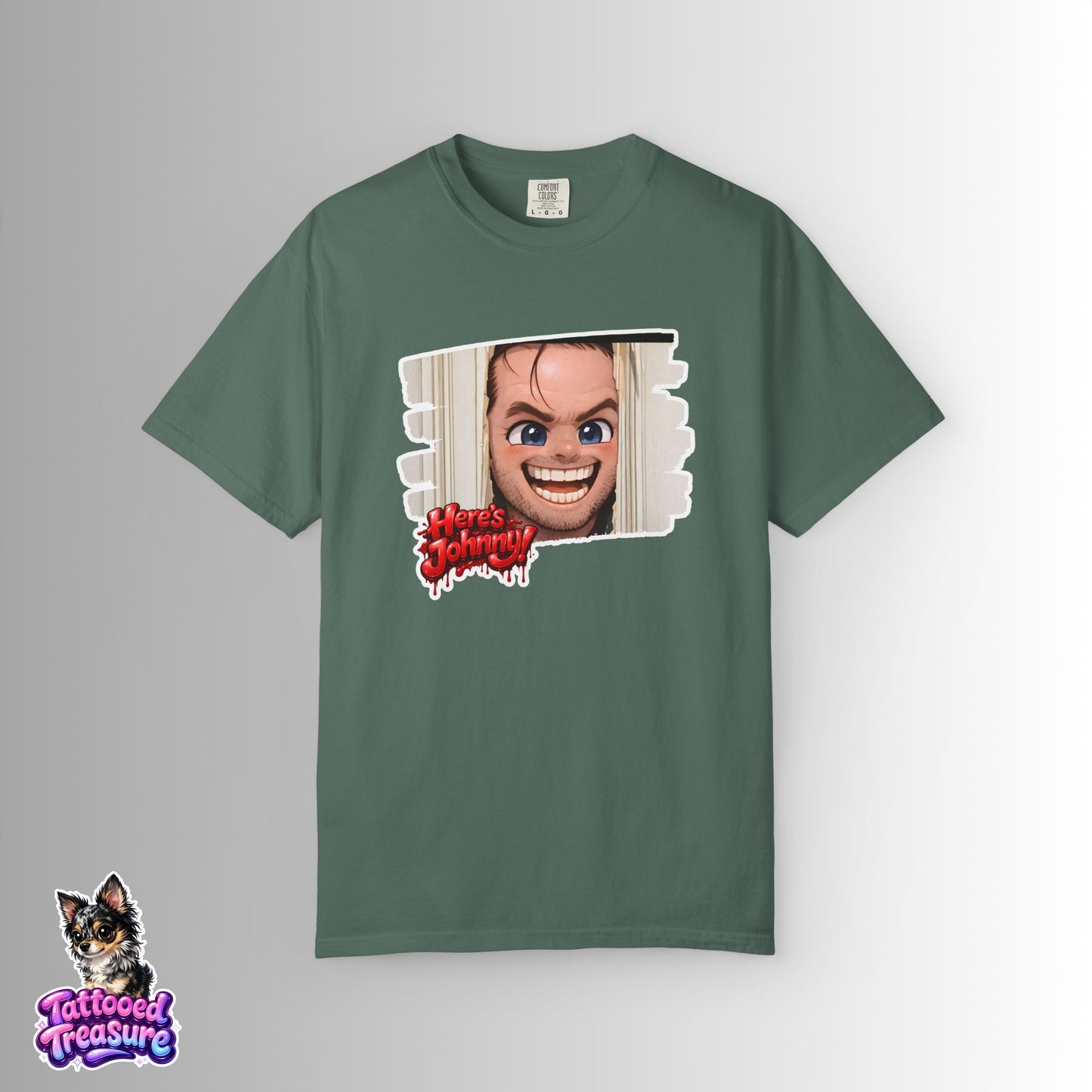Horror The Shining Graphic T‑Shirt — 'Here's Johnny' Creepy Tee