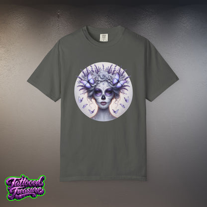 Day of the Dead Lavender Skull Queen T-Shirt