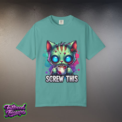 Zombie Kitty 'Screw This' T-Shirt