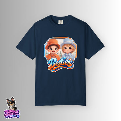 Besties Cartoon T-Shirt — Cute Dumb&Dumber  Graphic Tee
