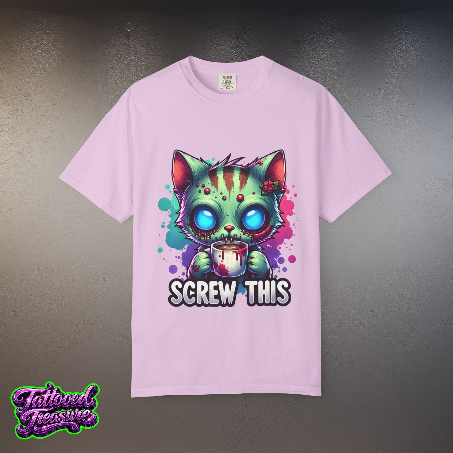 Zombie Kitty 'Screw This' T-Shirt