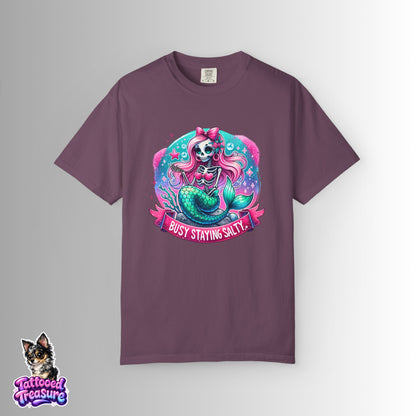 Busy Staying Salty Mermaid T-Shirt