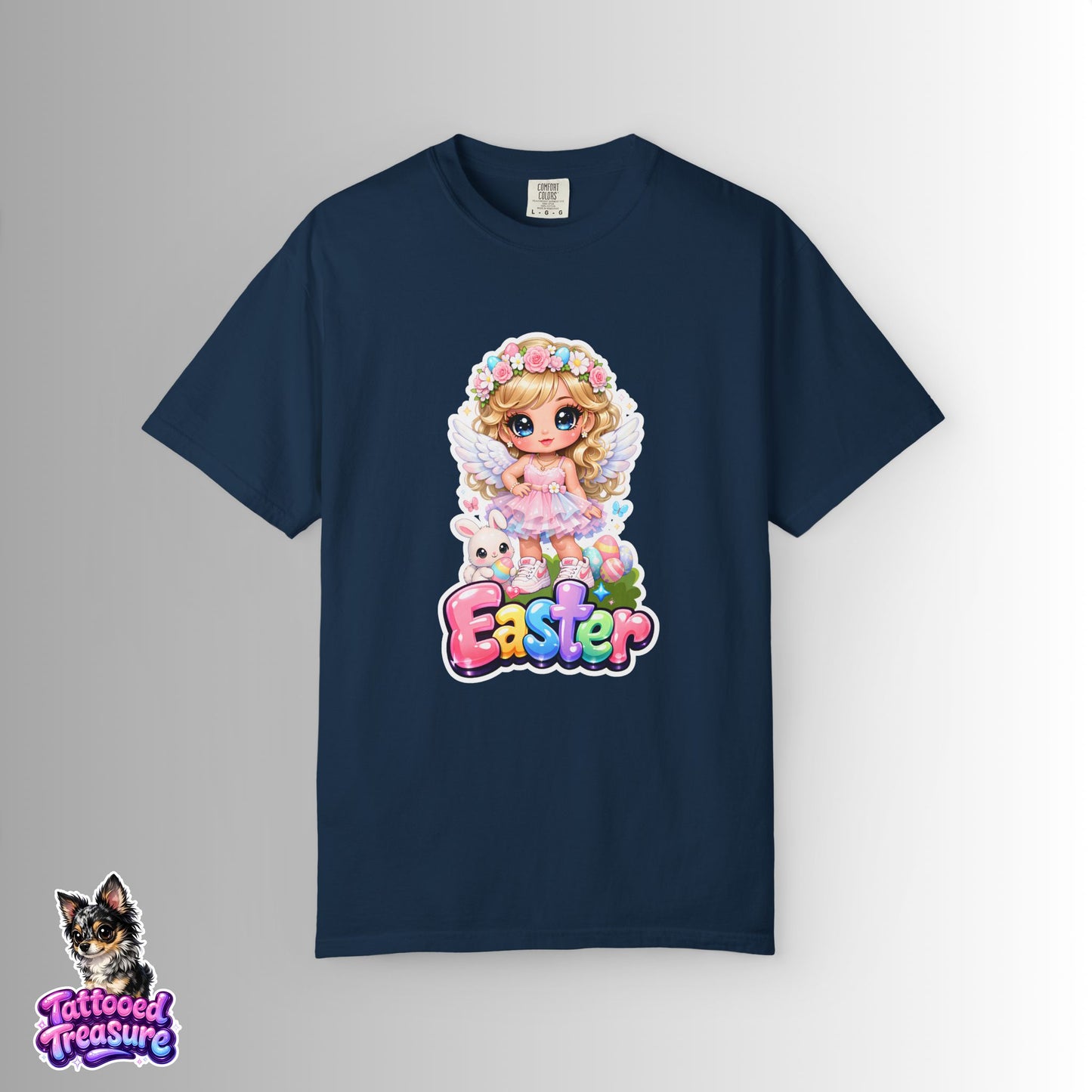 Easter Bunny Girl T-Shirt — Cute Pastel Easter Tee