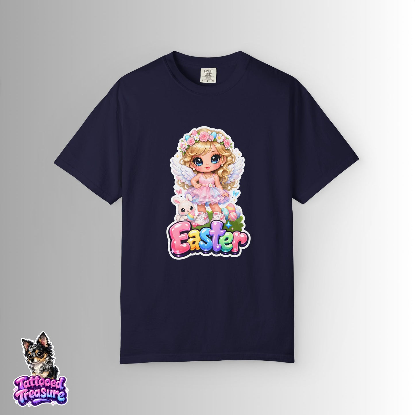 Easter Bunny Girl T-Shirt — Cute Pastel Easter Tee