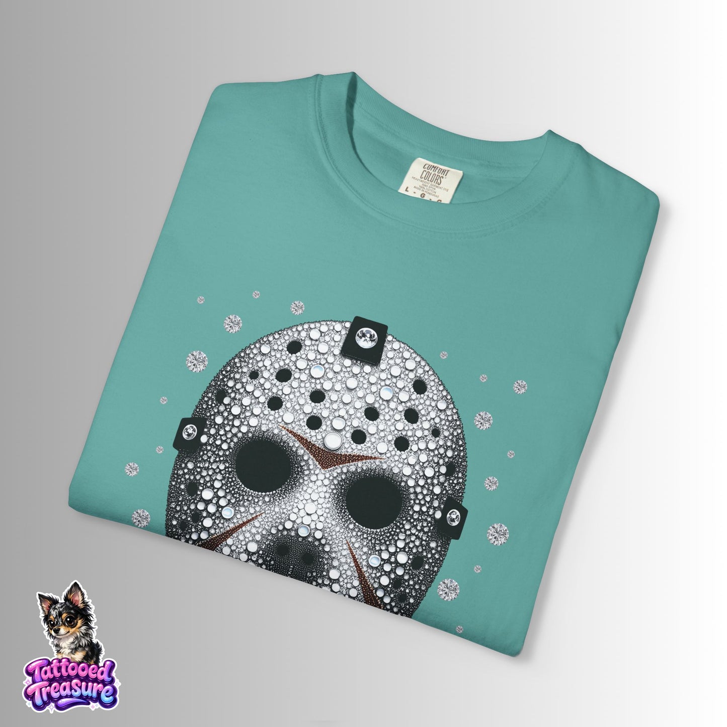 Friday the 13th Bling Mask Skull T-Shirt