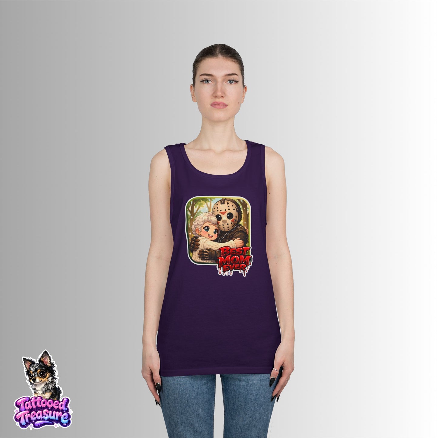 Tank Top — "Best Mom Ever" Horror Jason & Mother Design