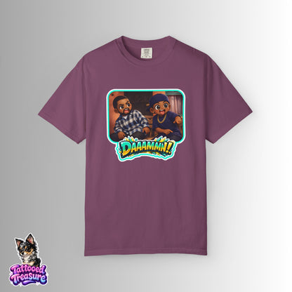 Daaamn! Graphic T-Shirt — Retro Cartoon Reaction Tee