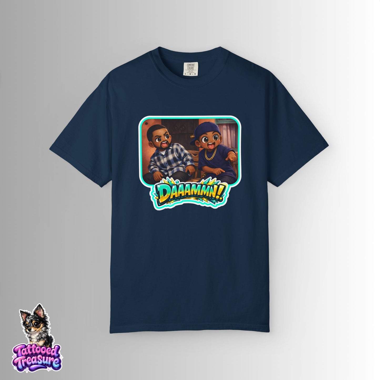 Daaamn! Graphic T-Shirt — Retro Cartoon Reaction Tee