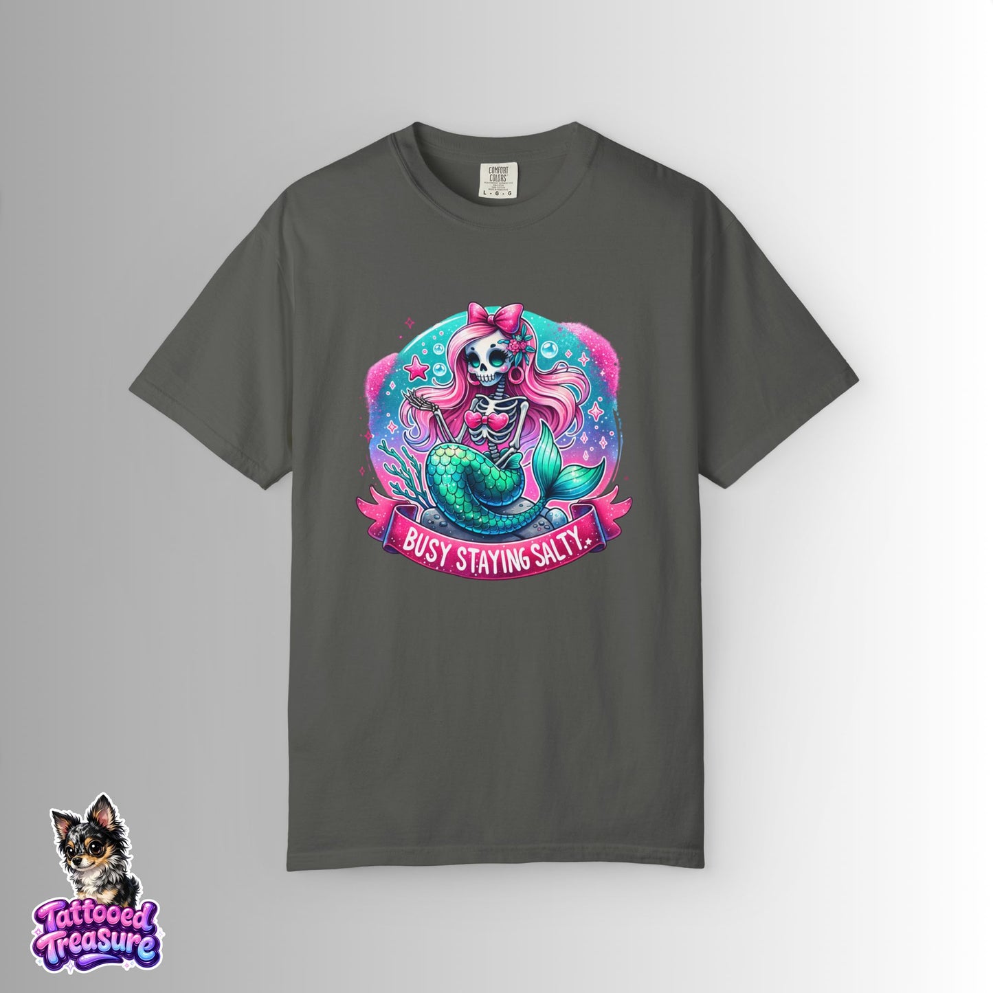 Busy Staying Salty Mermaid T-Shirt