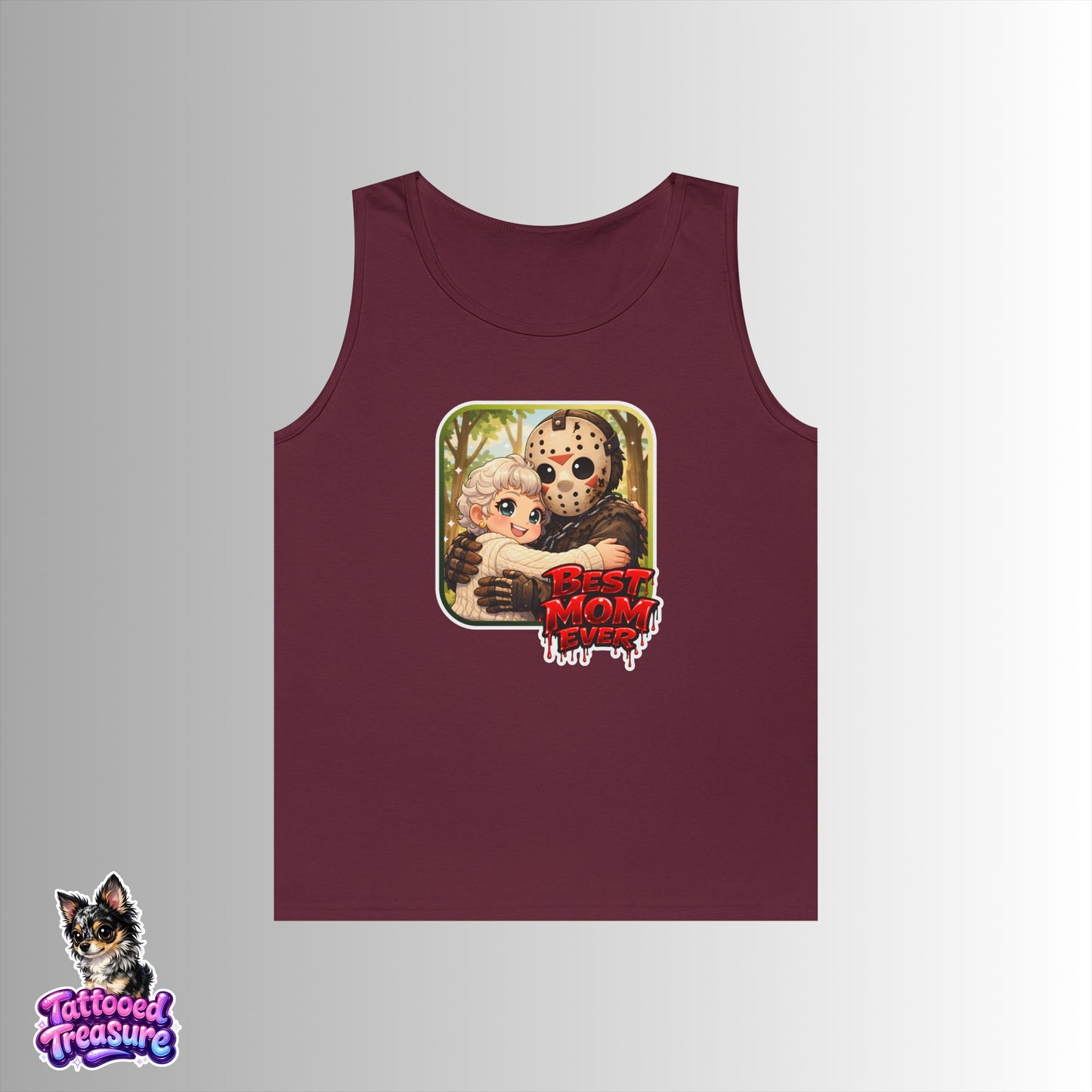 Tank Top — "Best Mom Ever" Horror Jason & Mother Design