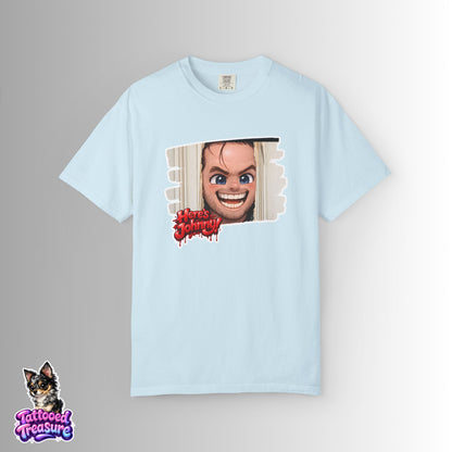 Horror The Shining Graphic T‑Shirt — 'Here's Johnny' Creepy Tee