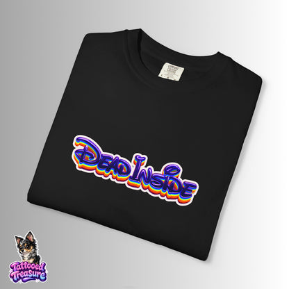 Dead Inside T‑Shirt — Retro Graffiti Graphic Tee