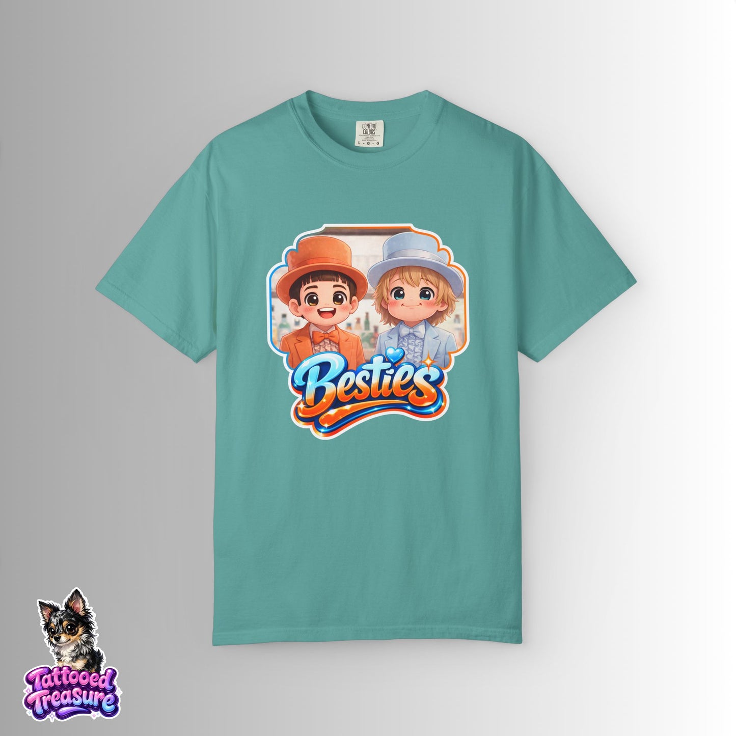 Besties Cartoon T-Shirt — Cute Dumb&Dumber  Graphic Tee