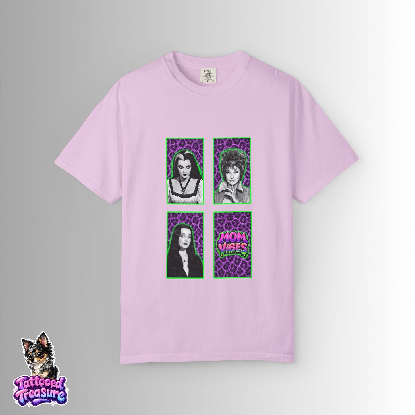 Mom Vibes Graphic T-Shirt – Retro Pop Portraits Tee