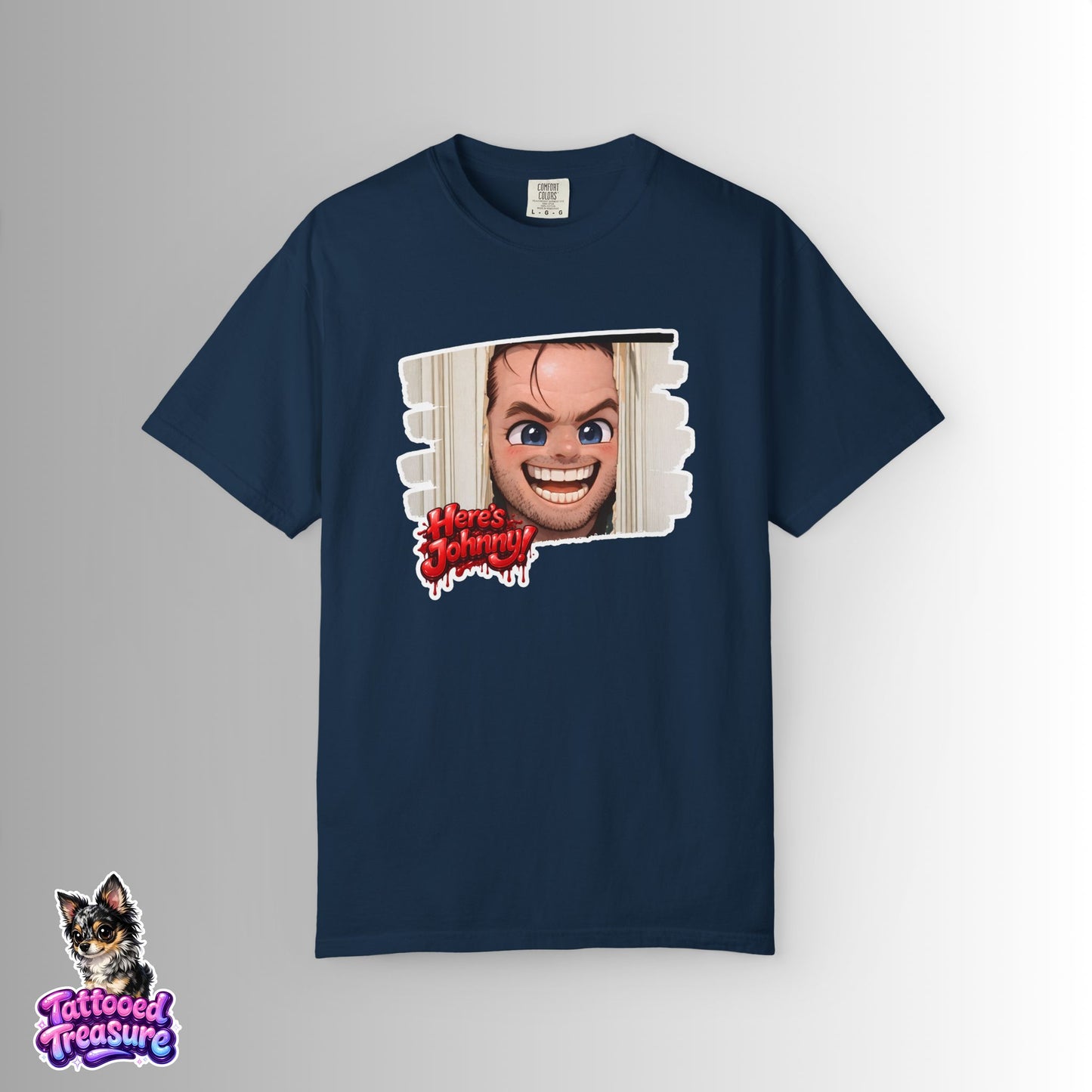Horror The Shining Graphic T‑Shirt — 'Here's Johnny' Creepy Tee