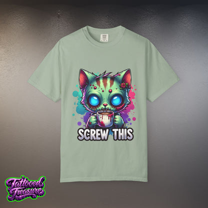 Zombie Kitty 'Screw This' T-Shirt